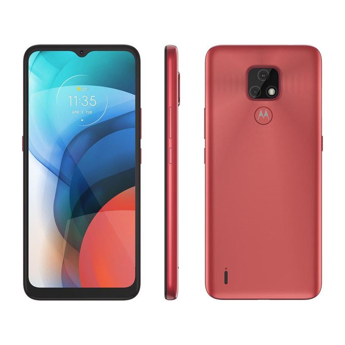 Smartphone Motorola Moto E7 64GB Cobre 4G Octa-Core 2GB RAM 6,5” Câm. Dupla + Selfie 5MP