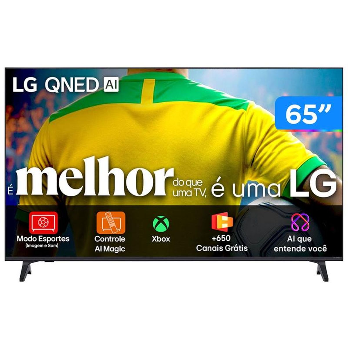 Smart TV 65" LG 4K Ultra HD QNED 65QNED73ASA WebOS 2025