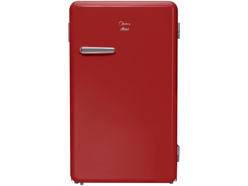 Frigobar Midea Retrô 95L Vermelho Beer Storage Vidro 127V/220V